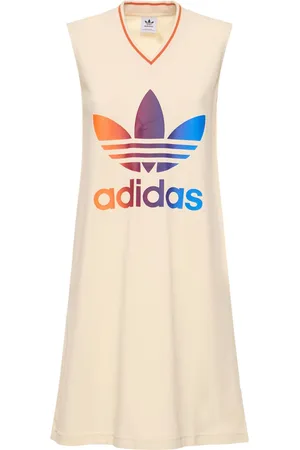 adidas Vestido Con Cuello En V Y Logo