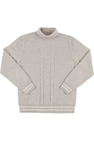 Brunello Cucinelli Suéter De Punto De Cashmere Con Cuello Alto