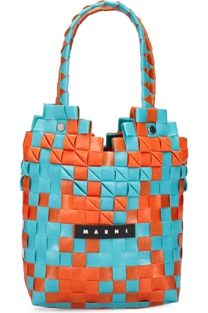 Marni Bolso De Mano Heart Top Tejido Con Logo