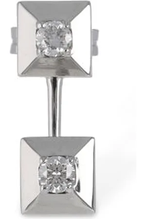Eera Pendiente Individual De Oro 18kt Y Diamante