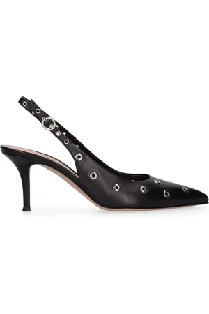 Gianvito Rossi Zapatos Destalonados De Piel 70mm