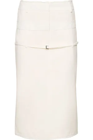 Jacquemus Falda Midi De Crepé
