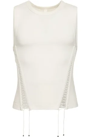 DION LEE Top De Algodón Stretch Sin Mangas
