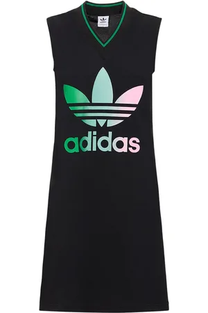adidas Vestido Con Cuello En V Y Logo