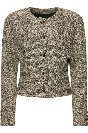 Alessandra Rich Chaqueta De Tweed Con Lentejuelas