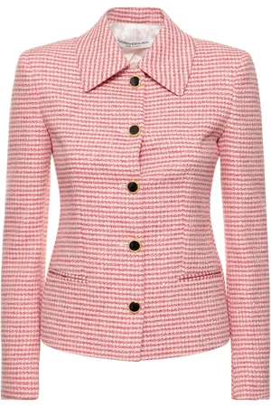 Alessandra Rich Chaqueta De Tweed Con Lentejuelas