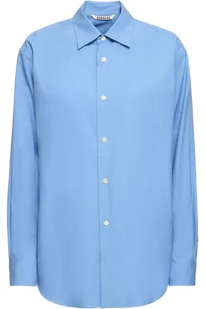 Auralee Camisa De Sarga De Algodón