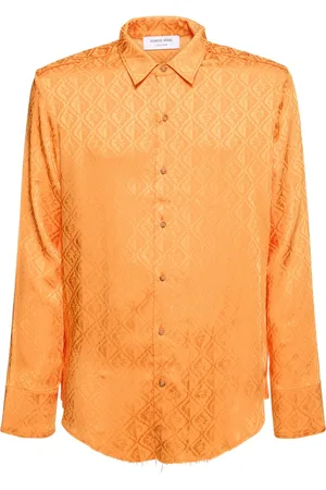 Marine Serre Camisa De Satén Jacquard