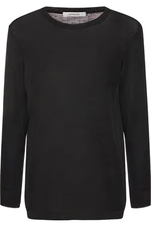 LEMAIRE Camiseta De Punto De Lana Y Seda