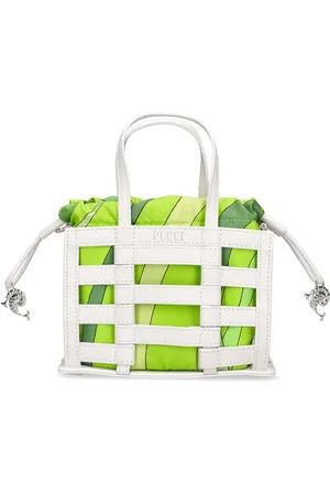 Puccini Bolso Mini Cage De Piel Y Seda