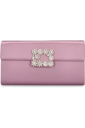 Roger Vivier Lvr Exclusive Clutch De Satén