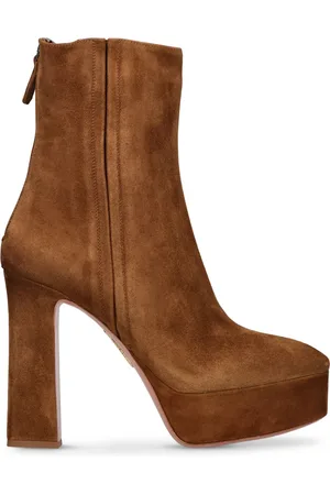 Aquazzura Botines De Ante 120mm