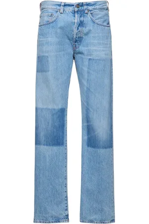 Made In Tomboy Jeans Rectos De Denim De Algodón
