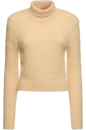 Ami Suéter De Alpaca Cepillada Cuello Alto