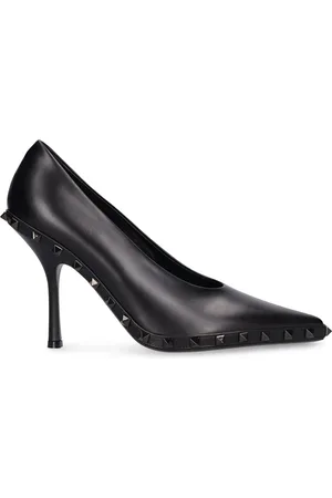 VALENTINO GARAVANI Zapatos De Tacón Rockstud De Piel 100mm