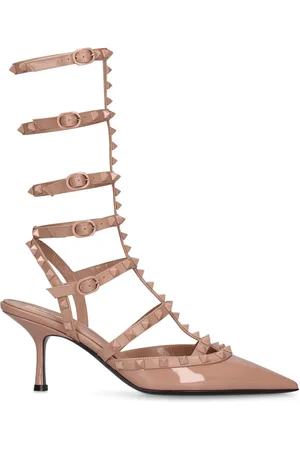 VALENTINO GARAVANI Zapatos De Tacón Rockstud De Charol 70mm