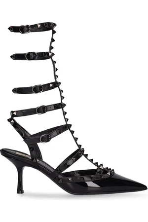 VALENTINO GARAVANI Zapatos De Tacón Rockstud De Charol 70mm
