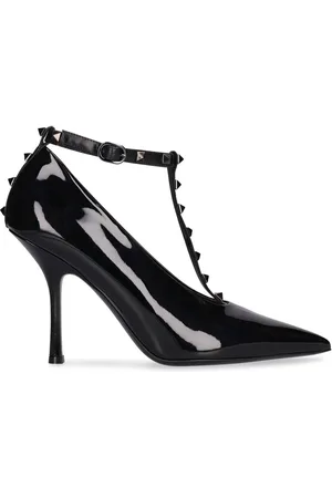 VALENTINO GARAVANI Zapatos De Tacón Rockstud De Charol 100mm
