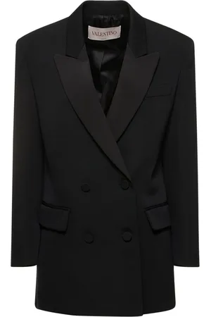 VALENTINO Blazer Cruzado De Lana