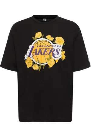 New Era 60357108 NBA Infill Logo Los Angeles Lakers Short Sleeve T-Shirt White L Man