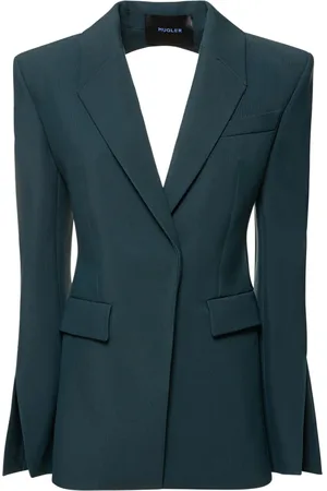 MUGLER Chaqueta Envolvente De Viscosa Y Lana