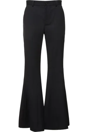 NOIR KEI NINOMIYA Pantalones Acampanados De Gabardina De Lana