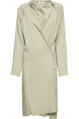 LEMAIRE Vestido Midi De Algodón