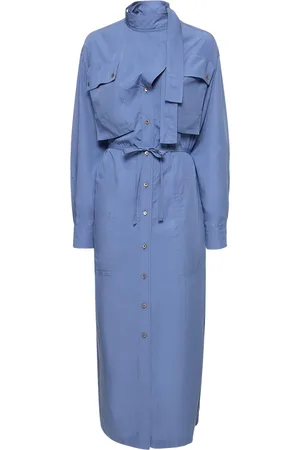 LEMAIRE Vestido Camisero Con Dos Bolsillos