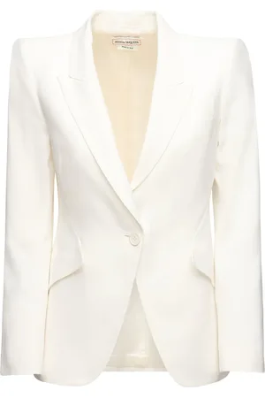 Alexander McQueen Blazer De Mezcla De Viscosa