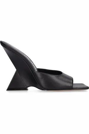 The Attico Zapatos Mules De Piel 105mm