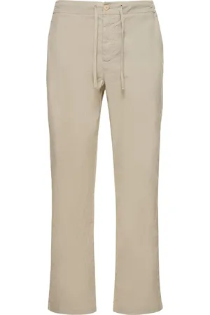 Frescobol Carioca Pantalones Chino De Lino Y Algodón