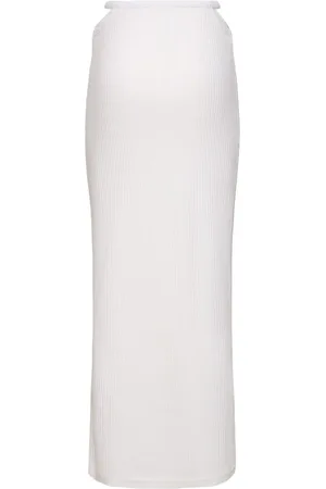 Alexander Wang Falda Maxi De Algodón