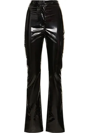 ROTATE Pantalones Slim De Charol Techno