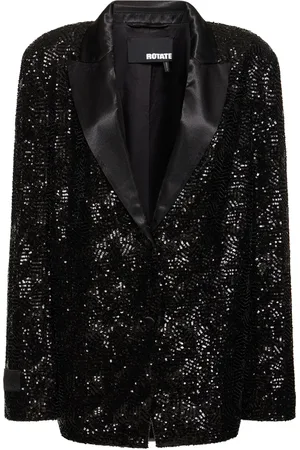 ROTATE Blazer Oversize Con Lentejuelas