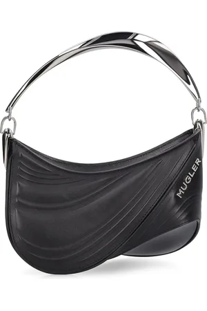 MUGLER Bolso Mini Clutch De Piel Grabada