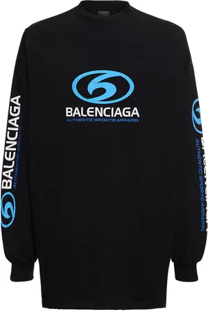 Balenciaga Camiseta De Algodón Efecto Vintage