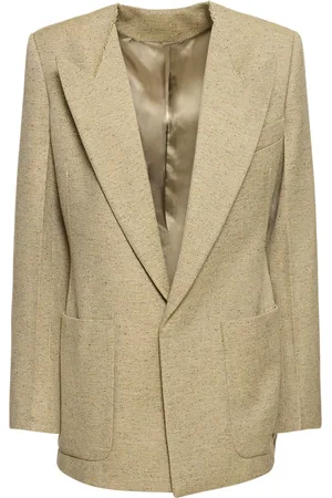 Victoria Beckham Chaqueta De Viscosa Sin Cuello