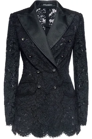 Dolce & Gabbana Chaqueta Esmoquin De Encaje