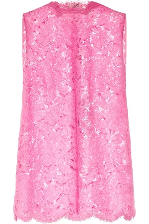 Dolce & Gabbana Top De Encaje Sin Mangas