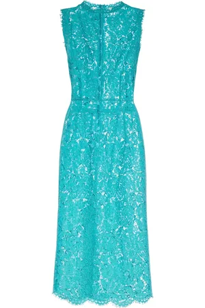 Dolce & Gabbana Vestido Midi De Encaje Stretch