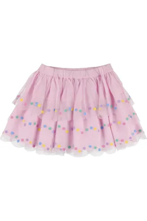 Stella McCartney Minifalda De Tul Bordado