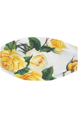 Dolce & Gabbana Diadema De Algodón Con Estampado Floral