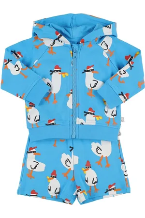Stella McCartney Sudadera Y Shorts De Algodón Orgánico