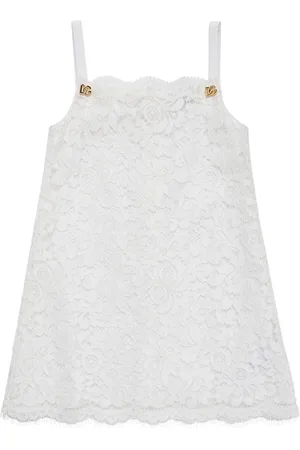 Dolce & Gabbana Vestido De Encaje De Algodón