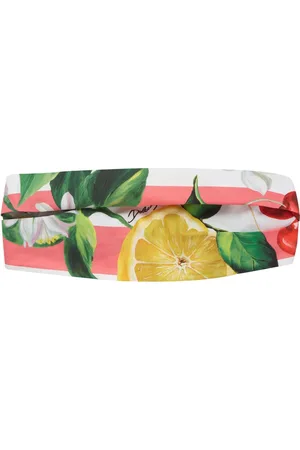 Dolce & Gabbana Cinta De Pelo De Algodón Estampado