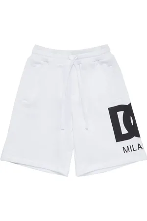 Dolce & Gabbana Shorts De Algodón Estampado