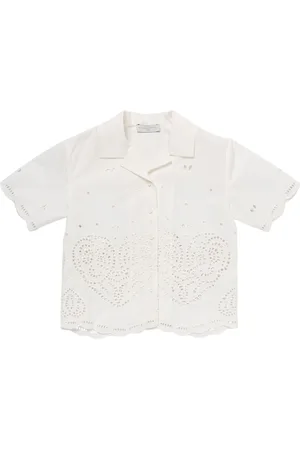 Stella McCartney Camisa De Popelina De Algodón