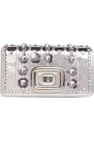 Roger Vivier Bolso De Hombro Mini Viv Choc Disco De Piel