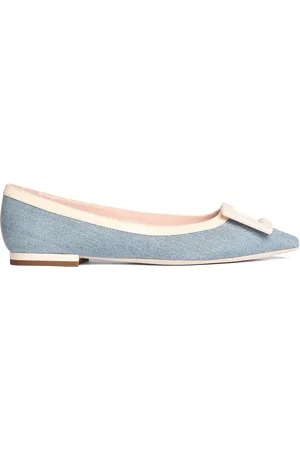 Roger Vivier Bailarinas De Denim 10mm