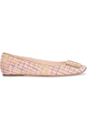 Roger Vivier Zapatos Planos De Lona 10mm